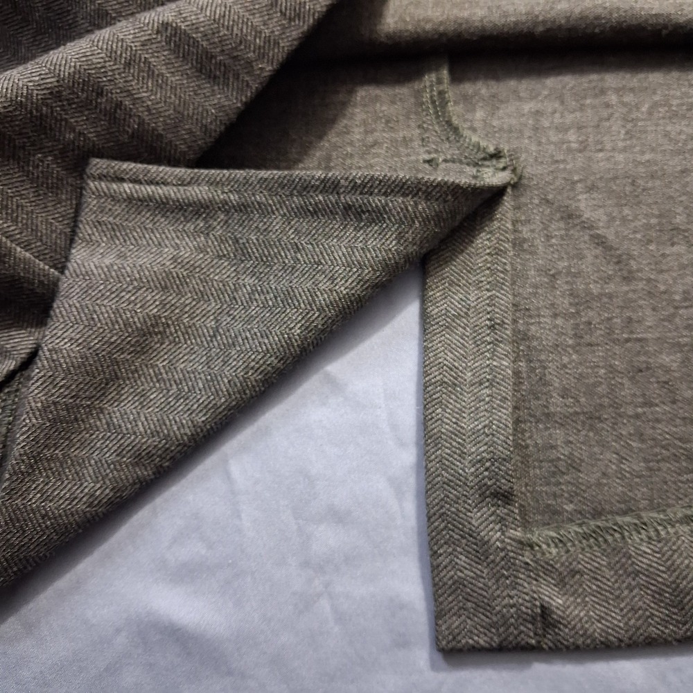 Noir Womens Sheath Dress Sz M Gray Herringbone 3/4 Sleeve Poly/Viscose Spandex - Picture 14 of 16